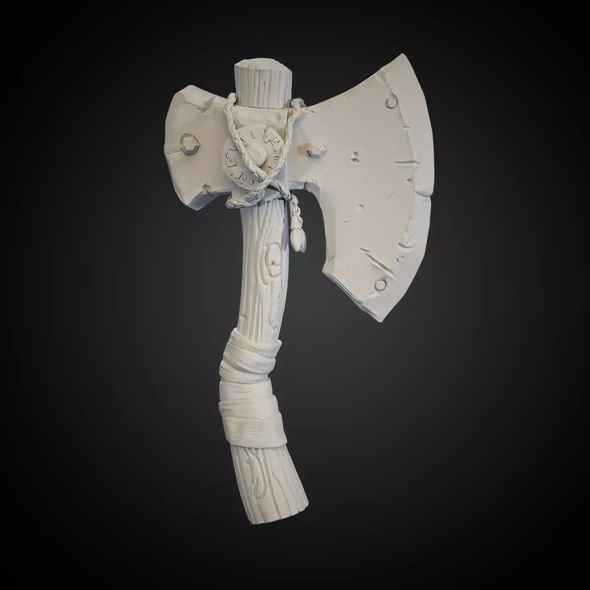 Stylized Axe 01 3D model