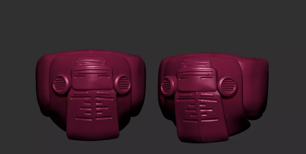 helmet high poly sculpt 3d printable  3D model 185
