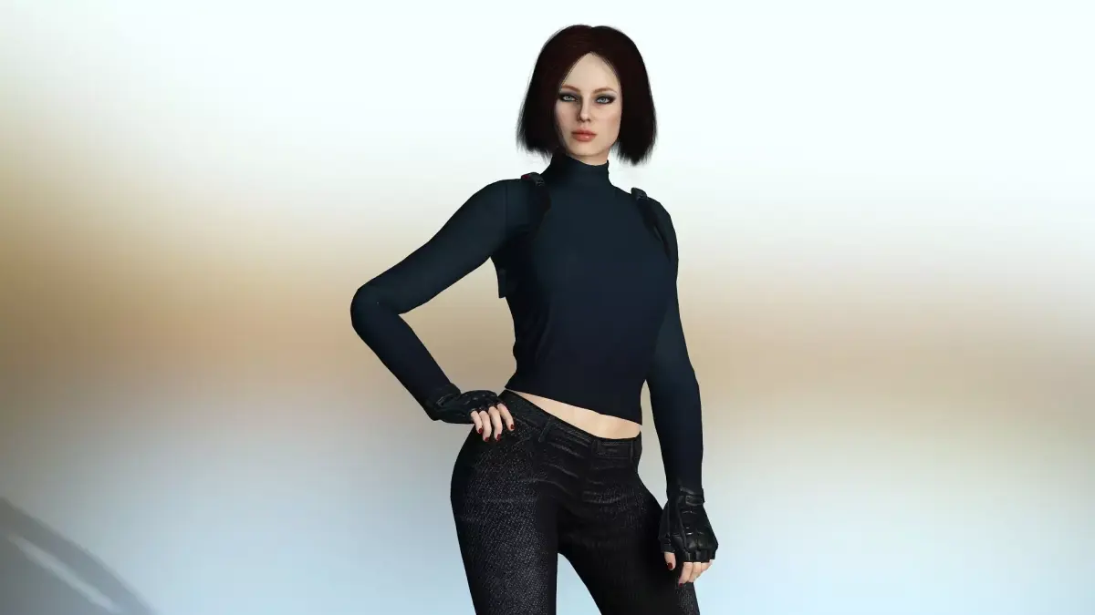 The secret operative agent Rebel Low-poly 3D model