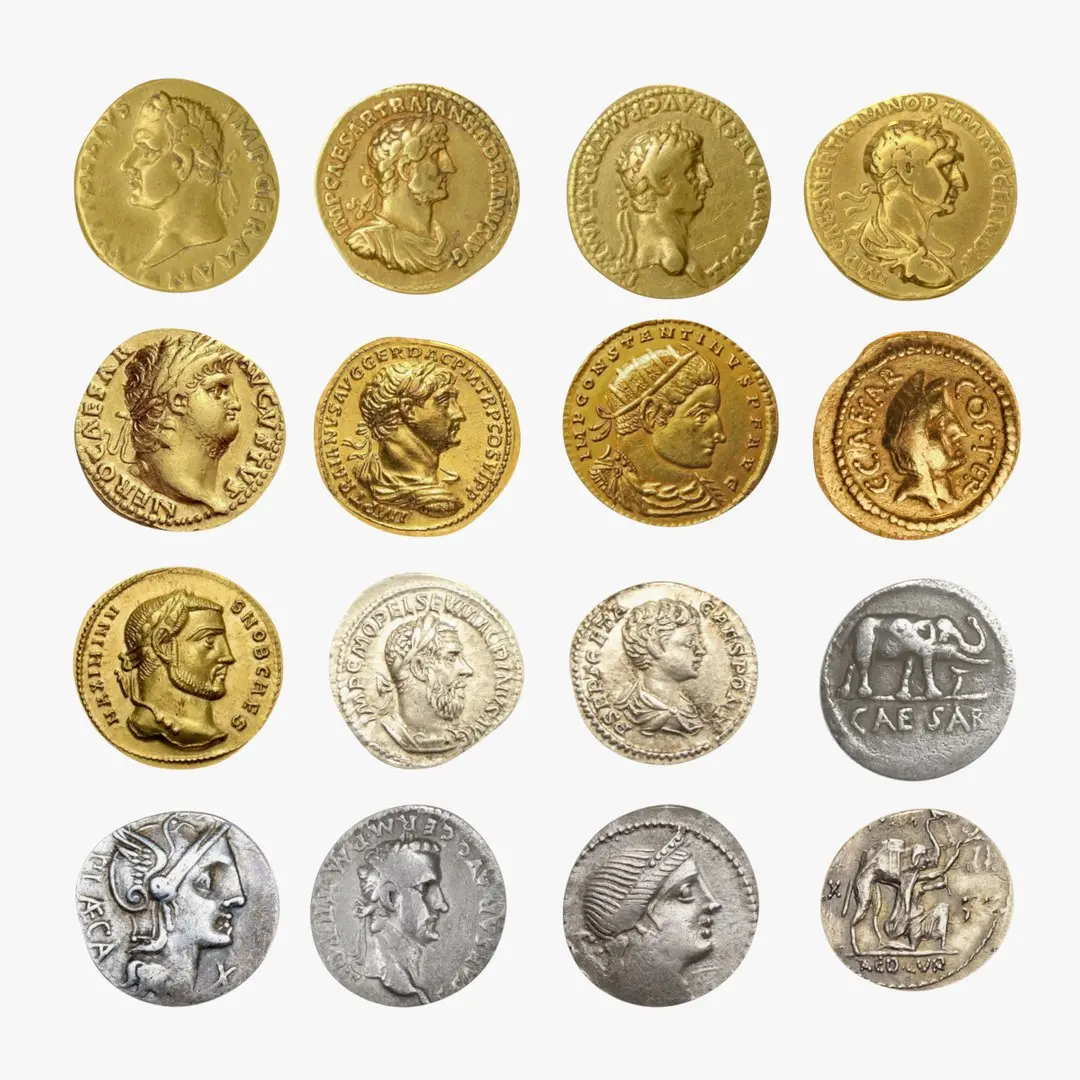Roman Coins 3D model