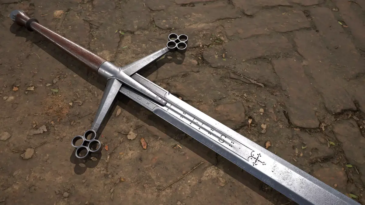 Scottish Highland Claymore   Game Ready 3D Model Low-poly 3D model