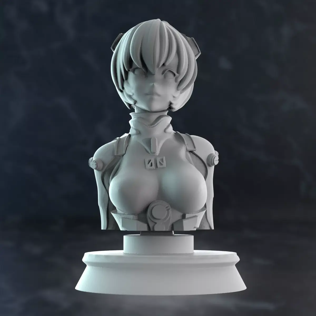 rei bust 3D print model