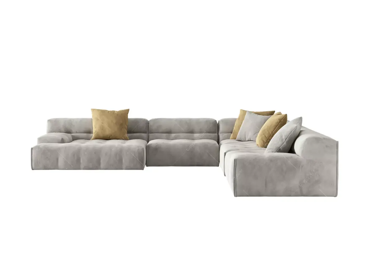 sofa chair armchair furniture houseware cushion 3D model