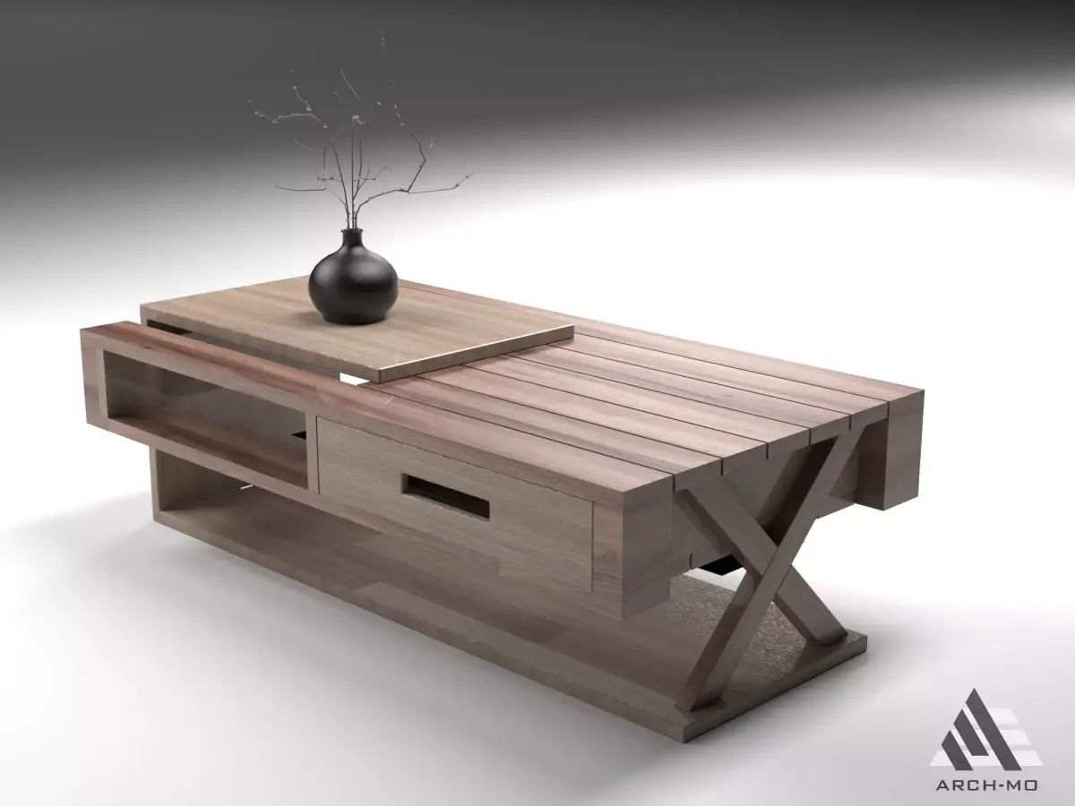 Coffee table 06- furniture Free low-poly 3D model