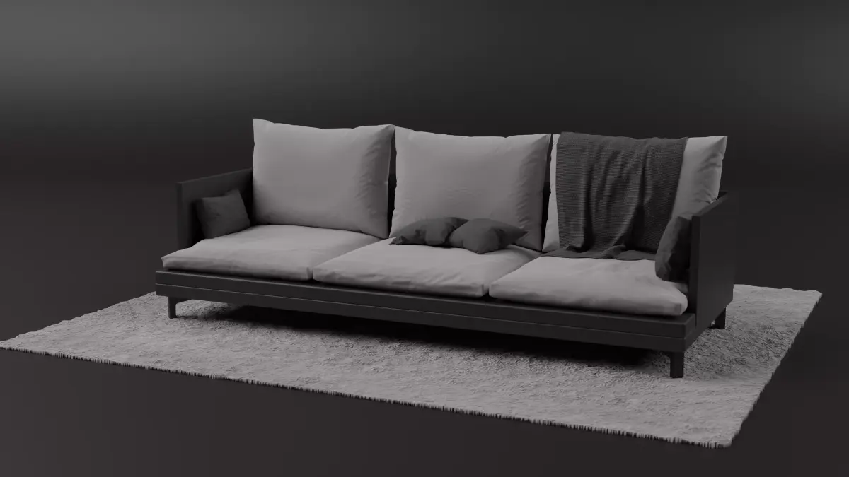 Couch Free Free 3D model