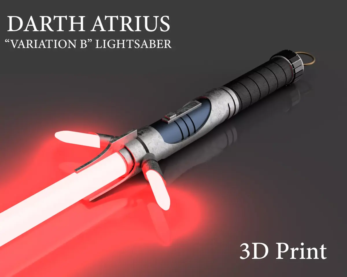 Darth Atrius Lightsaber - Var B - 3D printable 3D print model