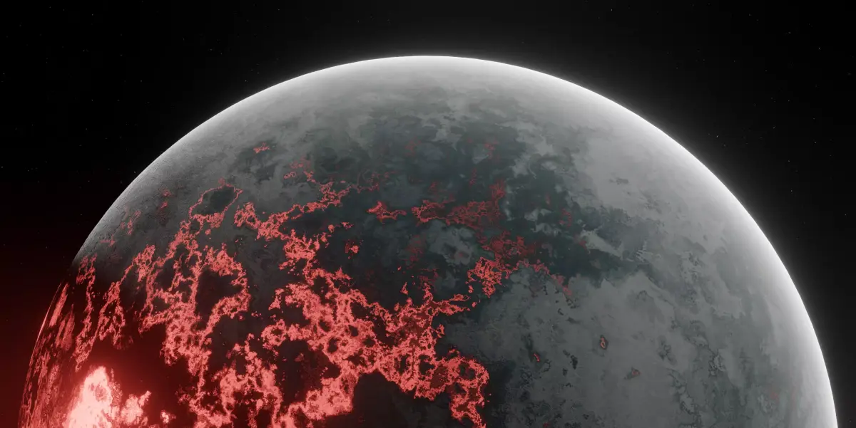 Planet Space Ready to game  Low-poly 3D model 4