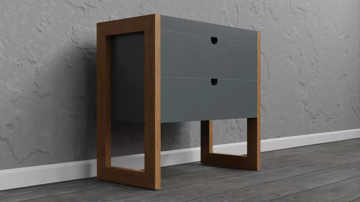 Modern Bedside Design Free 3D model purchase