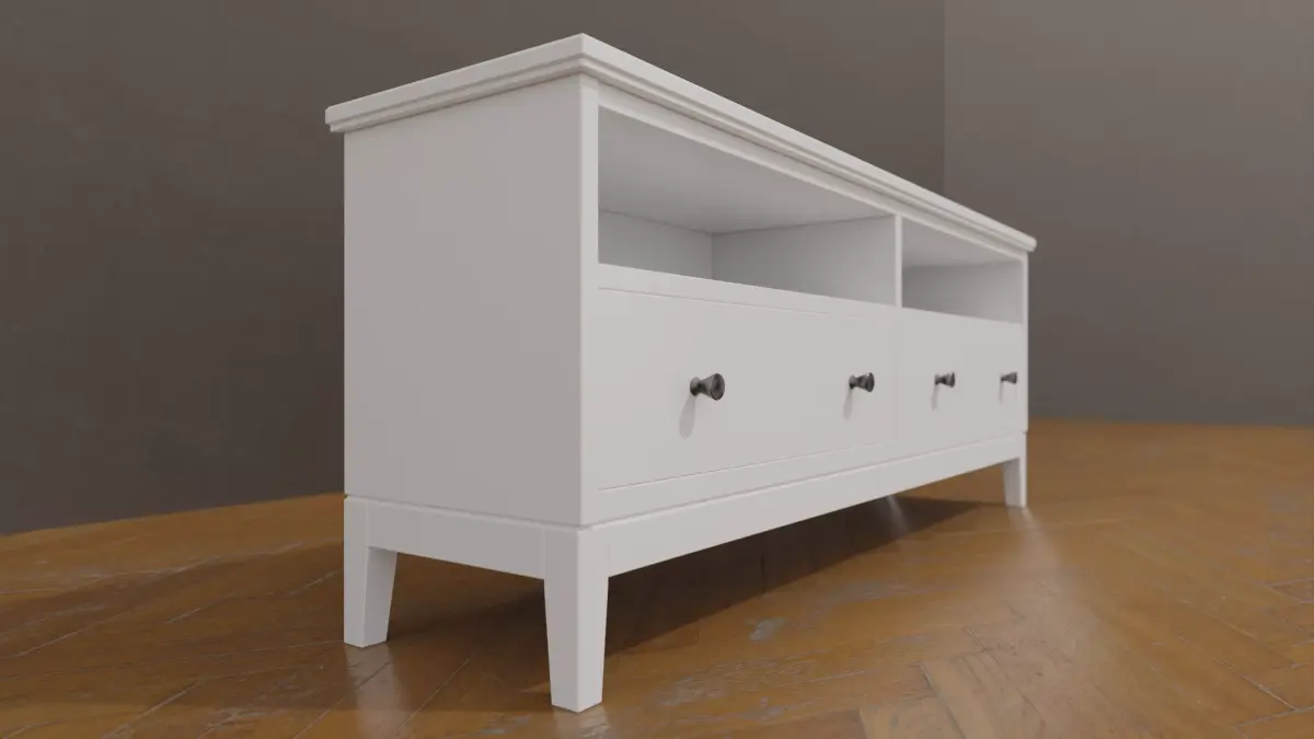 IKEA IDANAS TV table Free 3D model