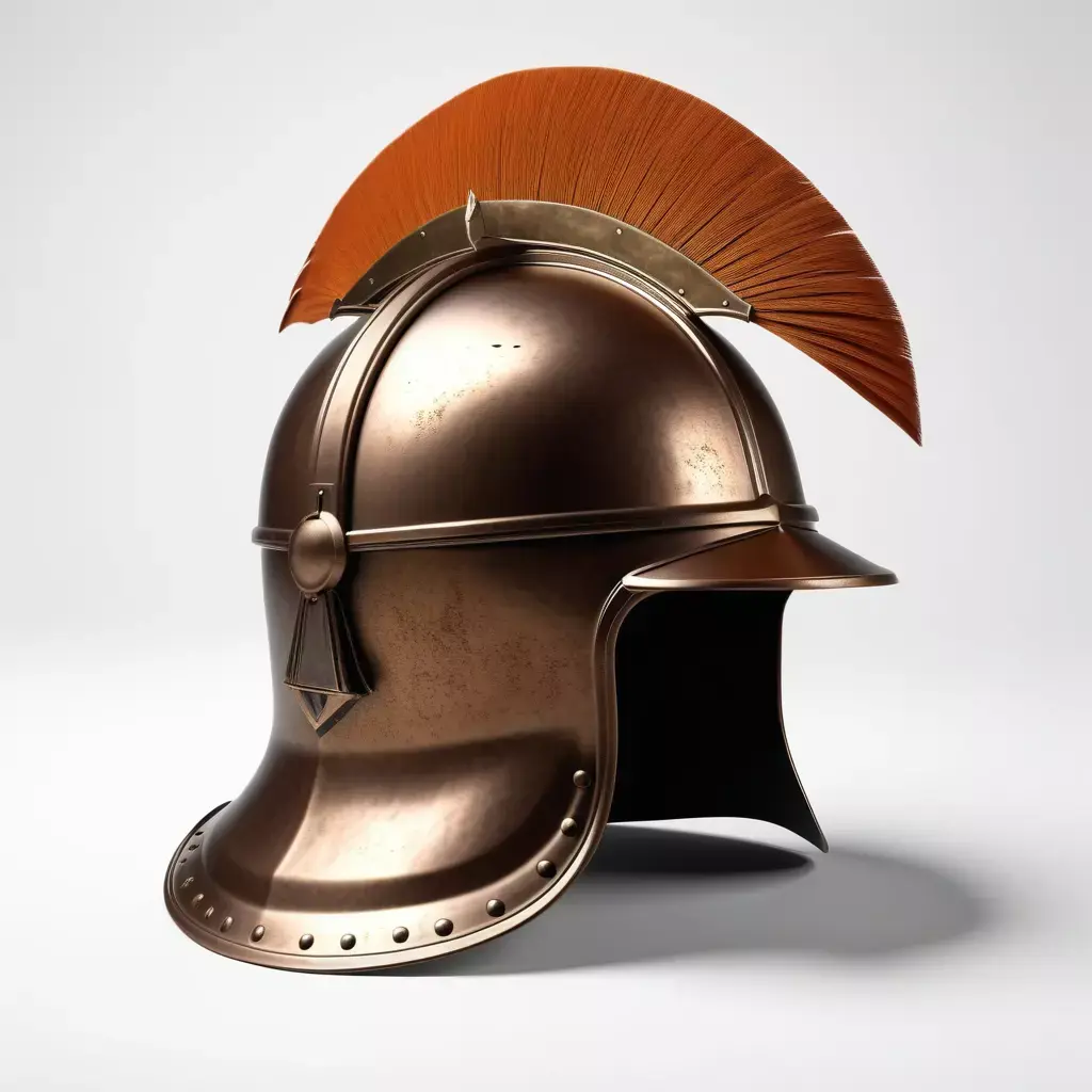 Broken Bronze Helmet 3D Model 3D model