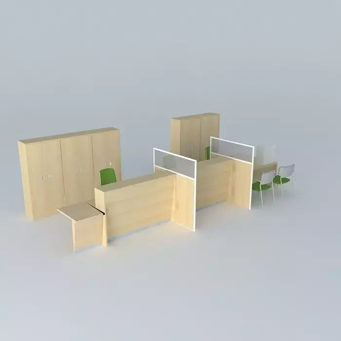 Office furniture 3D model shop