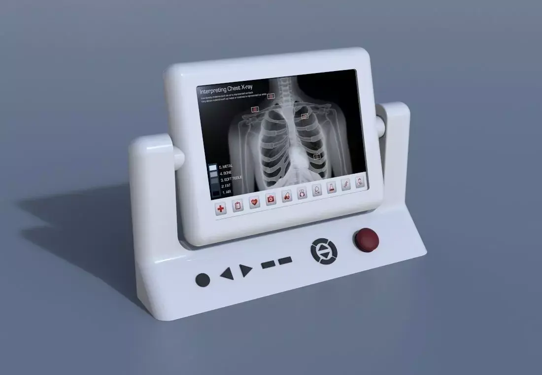 Medical Monitor 3D model