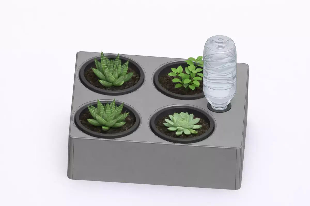 PlantDock 4 3D print model