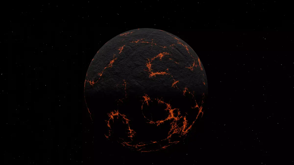 Lava Planet 3D model purchase
