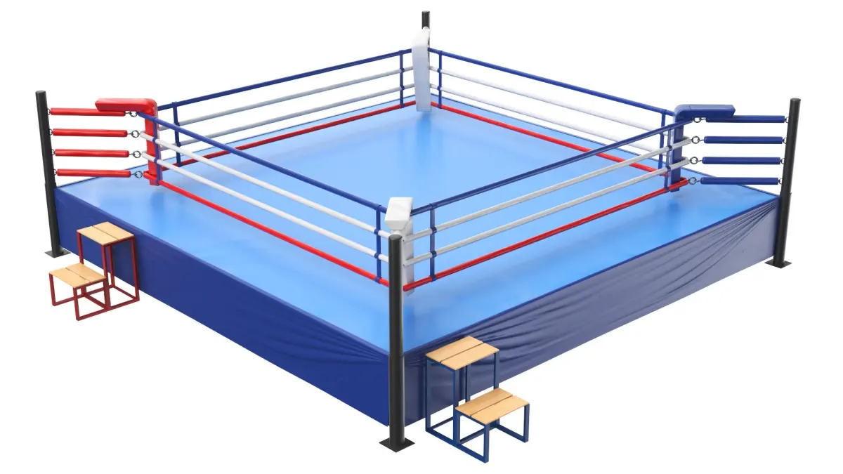 Detailed Boxing Ring 3D model