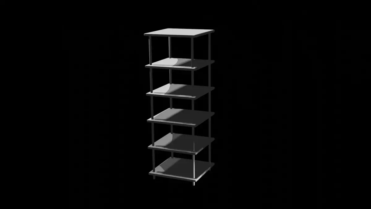 Shelf Free low-poly 3D model buy