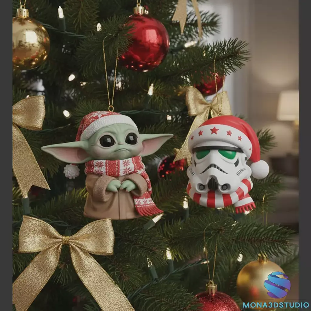 Star Wars Christmas Tree Decorations 3D Print   3D print model
