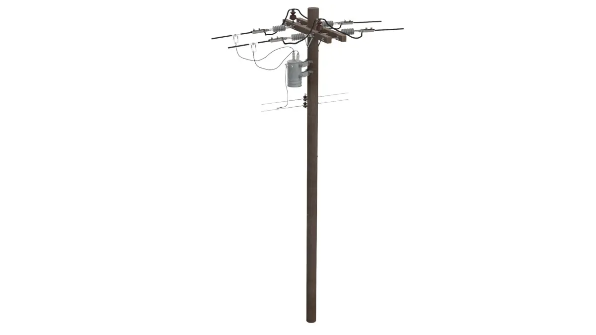 Utility Pole 3D model order