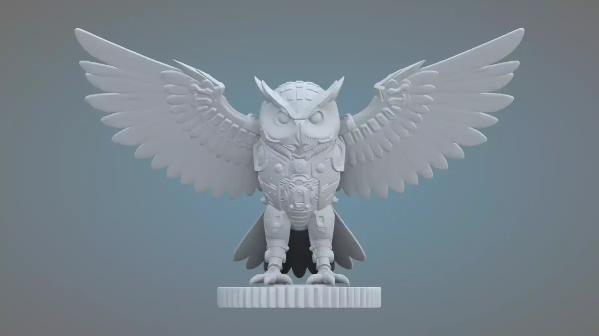 Sci-Fi Mechanical Owl PM-23 3D print model