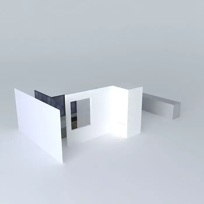 balcony grill barbecue balcony Free 3D model