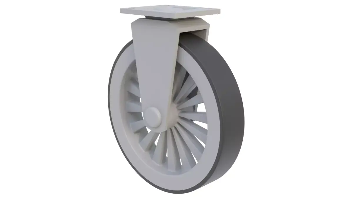 Furniture caster 04 3D model