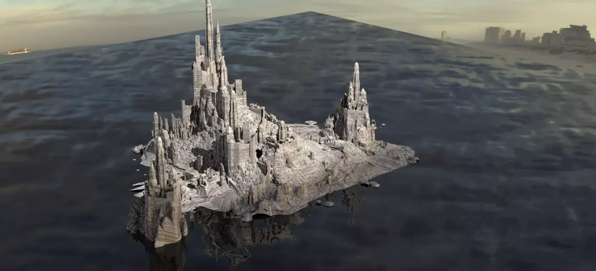 Desert Alien Monoliths 8 3D model