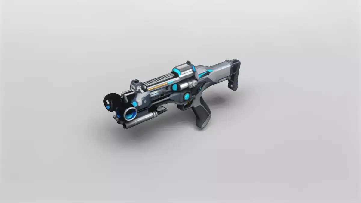 Futuristic Tactical Energy Rifle 3D Model 3D model