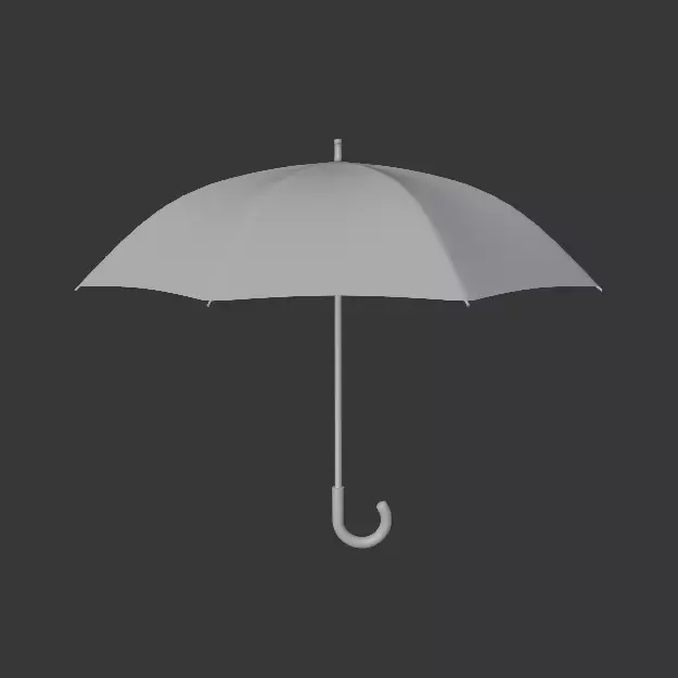 Umbrella Free low-poly 3D model buy