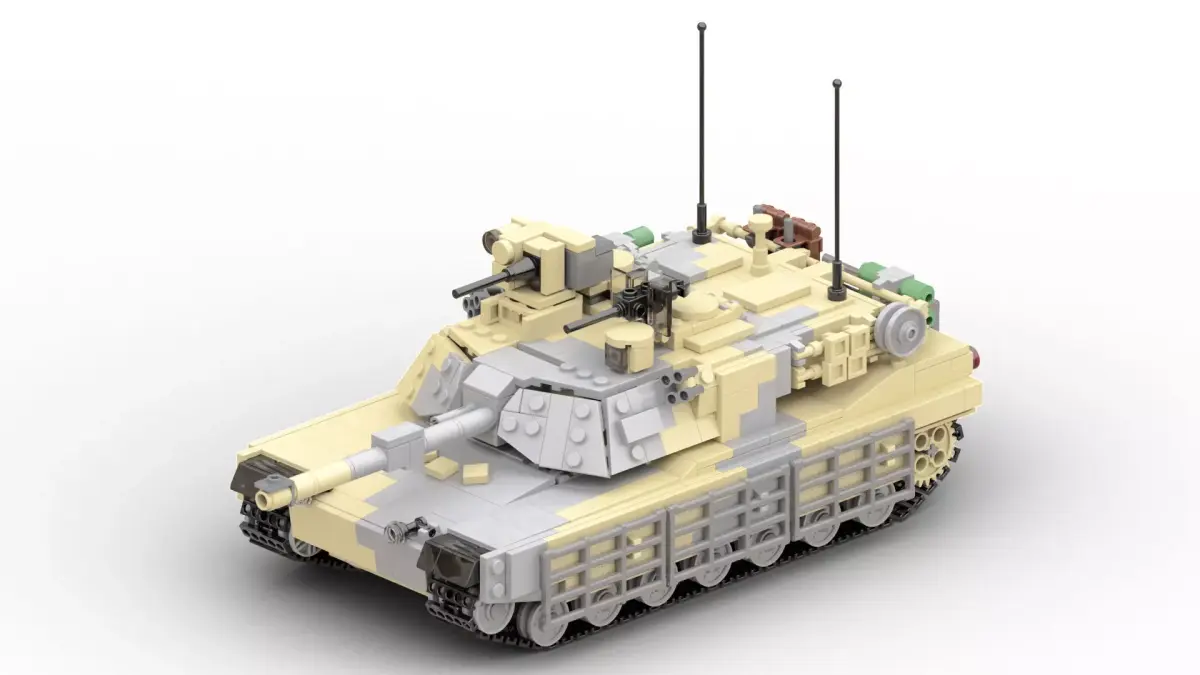 MocBricks3D - Lego M1A2 Abrams 3D print model