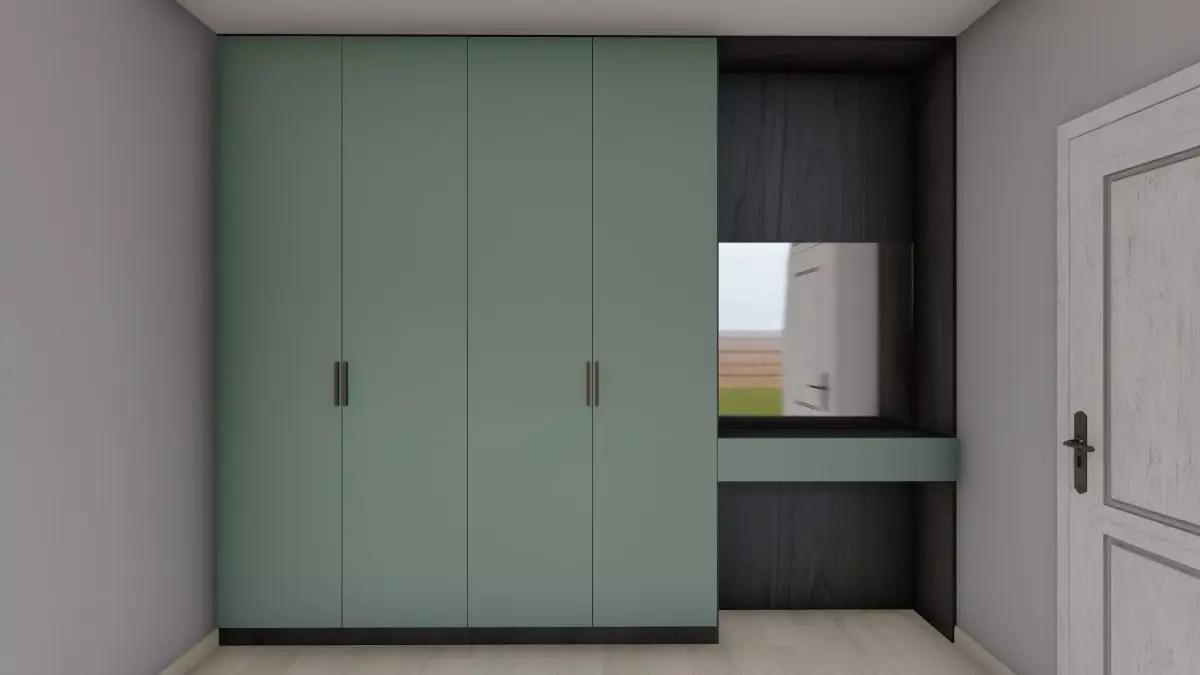 Wardrobe hallway with cabinets and door Free 3D model purchase