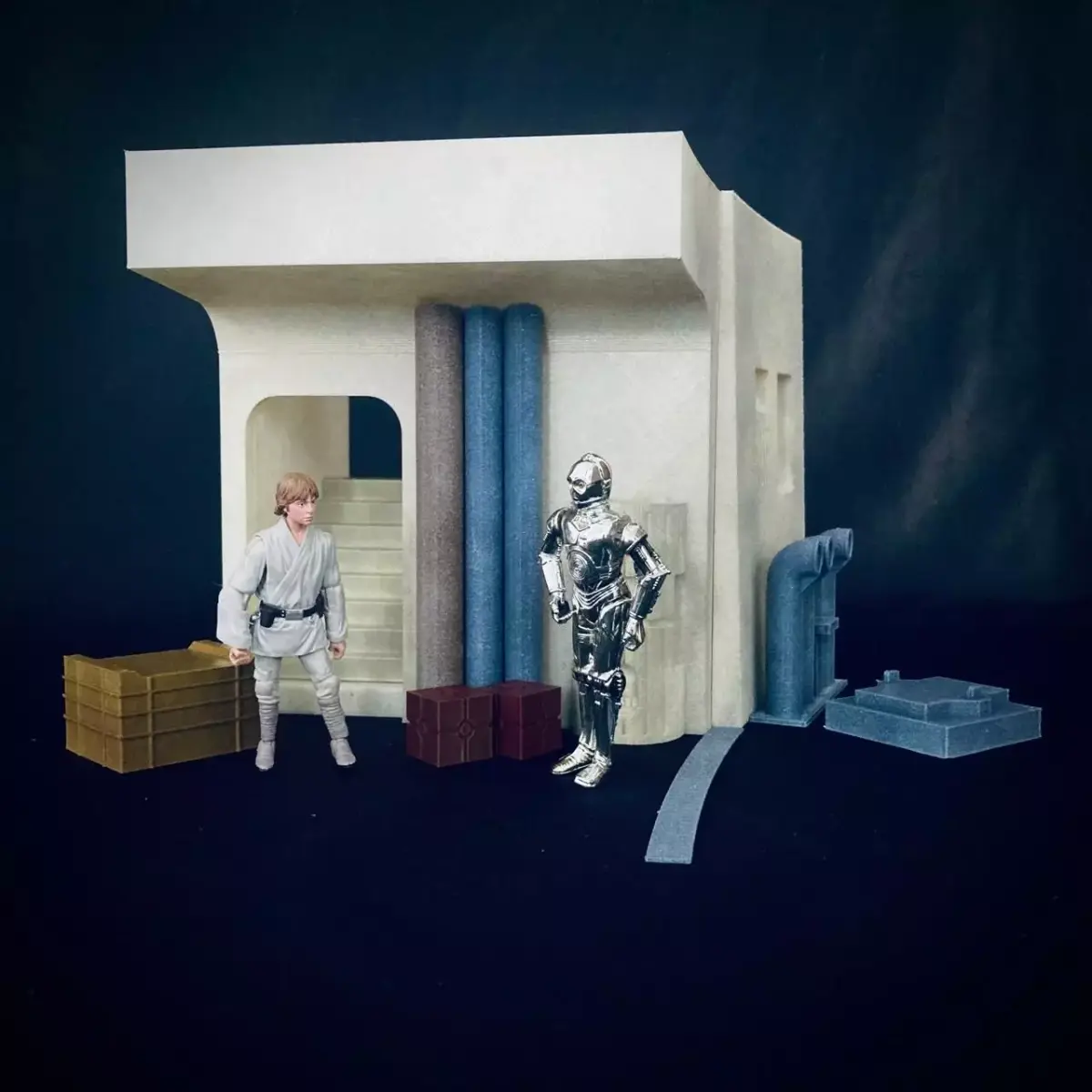 Docking Bay 94 Interior Diorama 3D print model