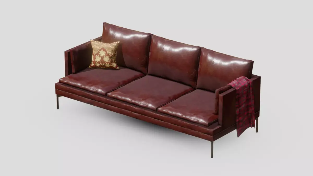 Couch Free low-poly 3D model