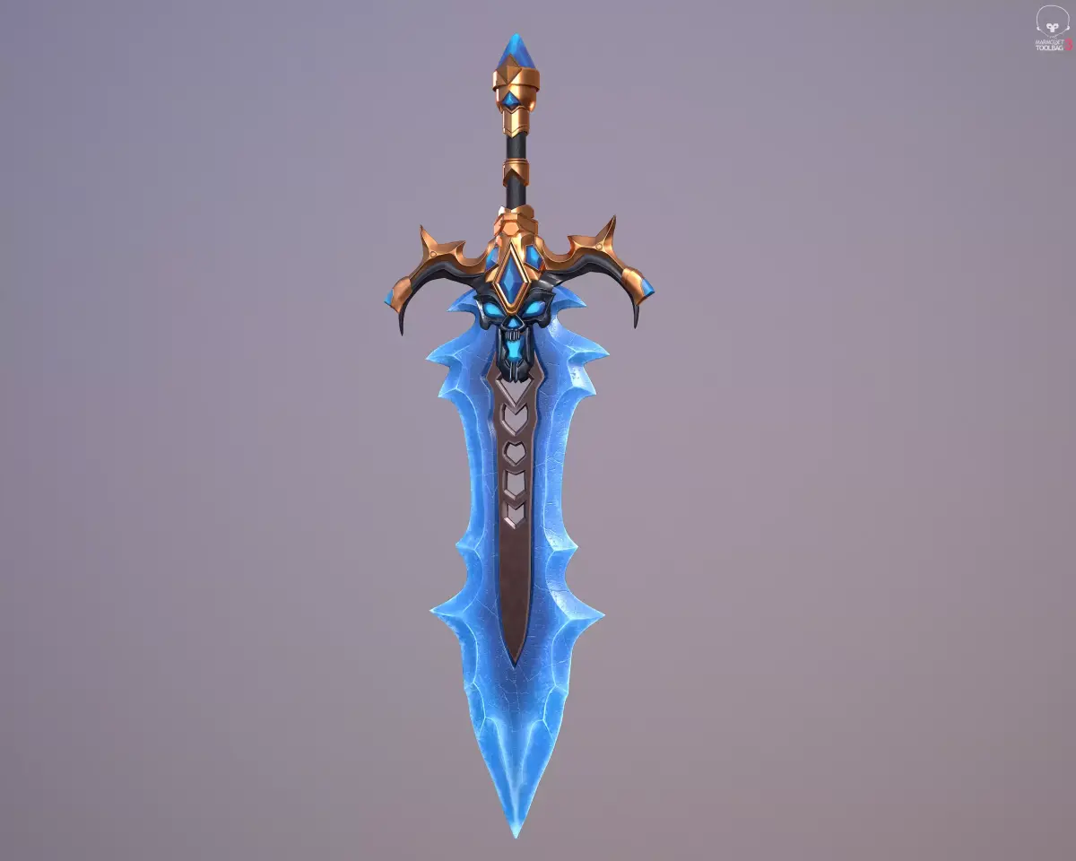 Ice Sword 3D model purchase