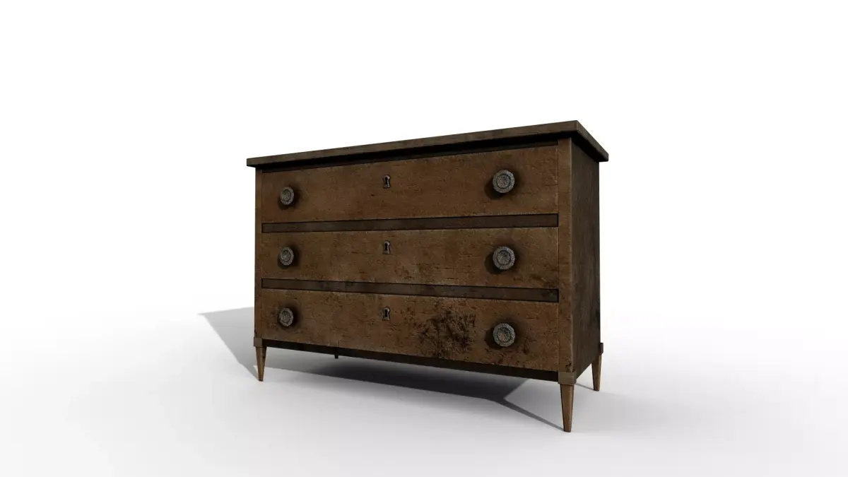 abandoned Convenient Low-poly 3D model
