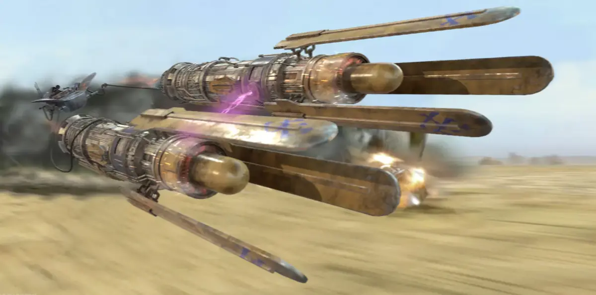Anakin Podracer from Star Wars - Episode 1 - The Phantom Menace Low-poly 3D model