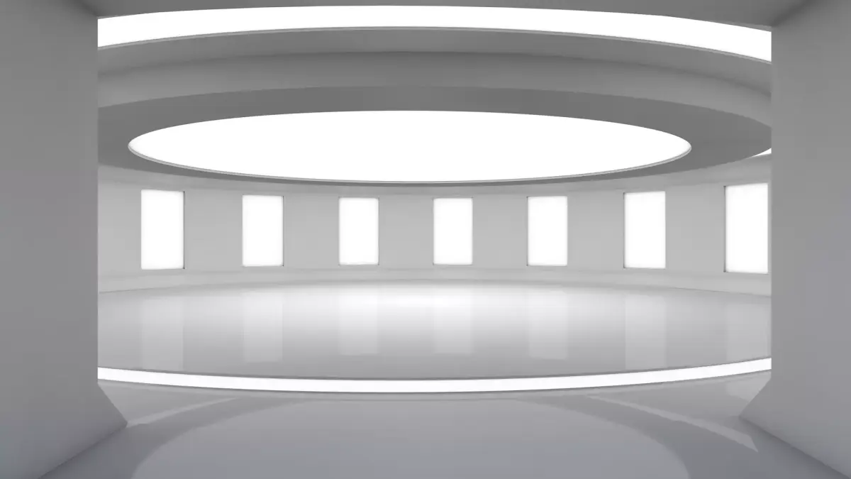 Modern Empty Room 3D model