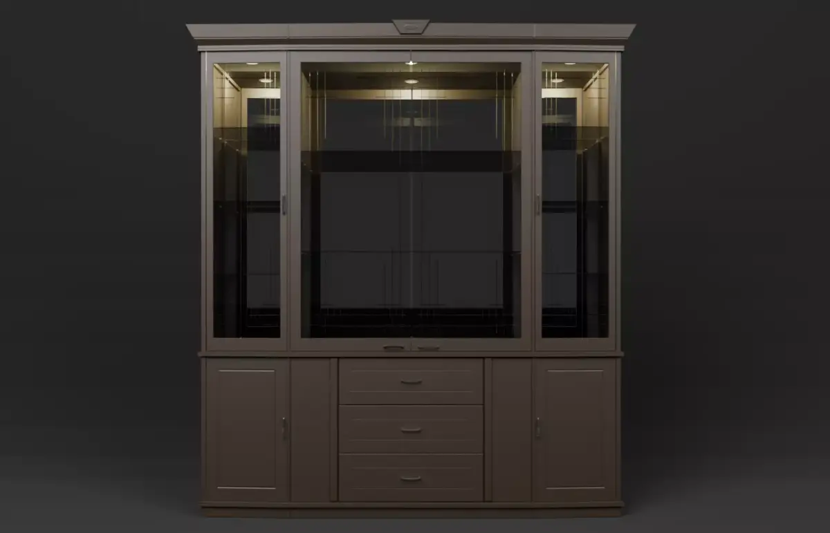 Antique Showcase Free 3D model purchase