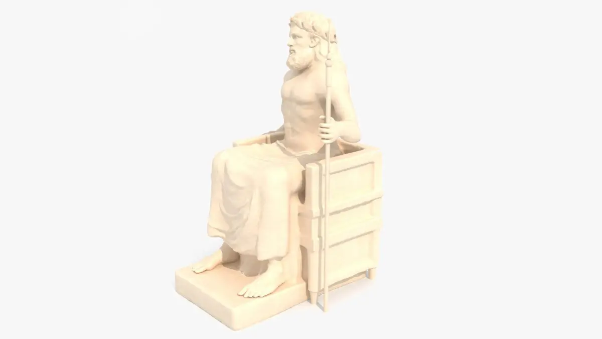 Statue of Zeus 3D model