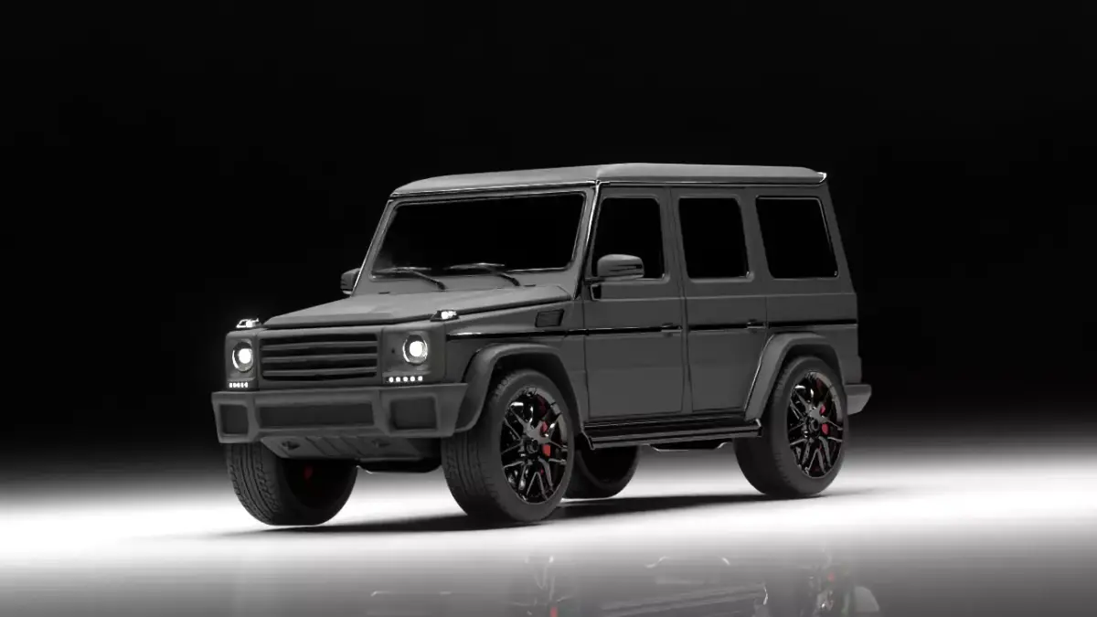 Mercedes G-Class G63 AMG Style 3D Printable Rigged SUV 3D print model