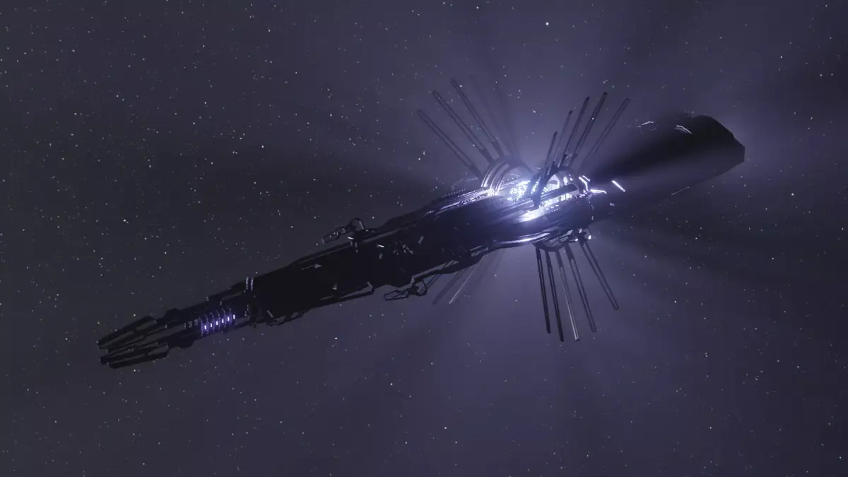 Scifi Alien Ship 3D model