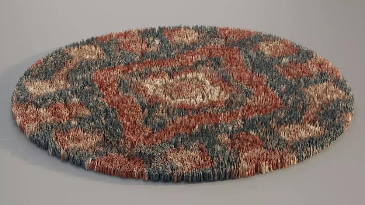 Persian Carpet Free low-poly 3D model purchase