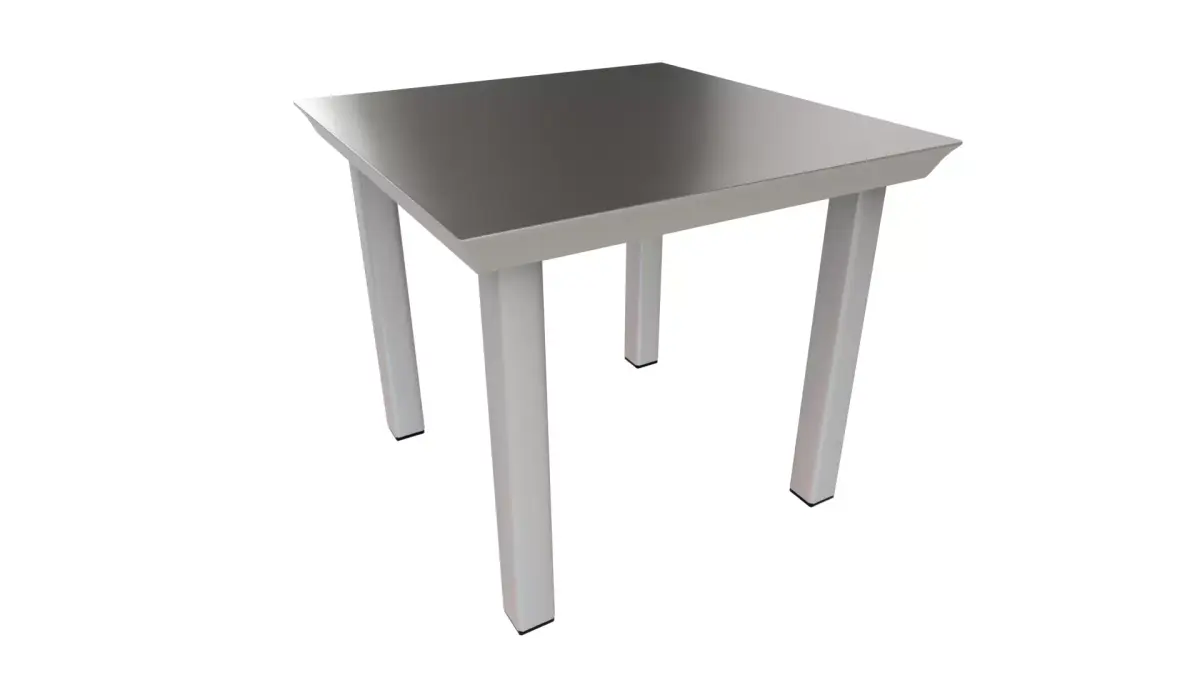 Outdoor Table Low-poly 3D model 15
