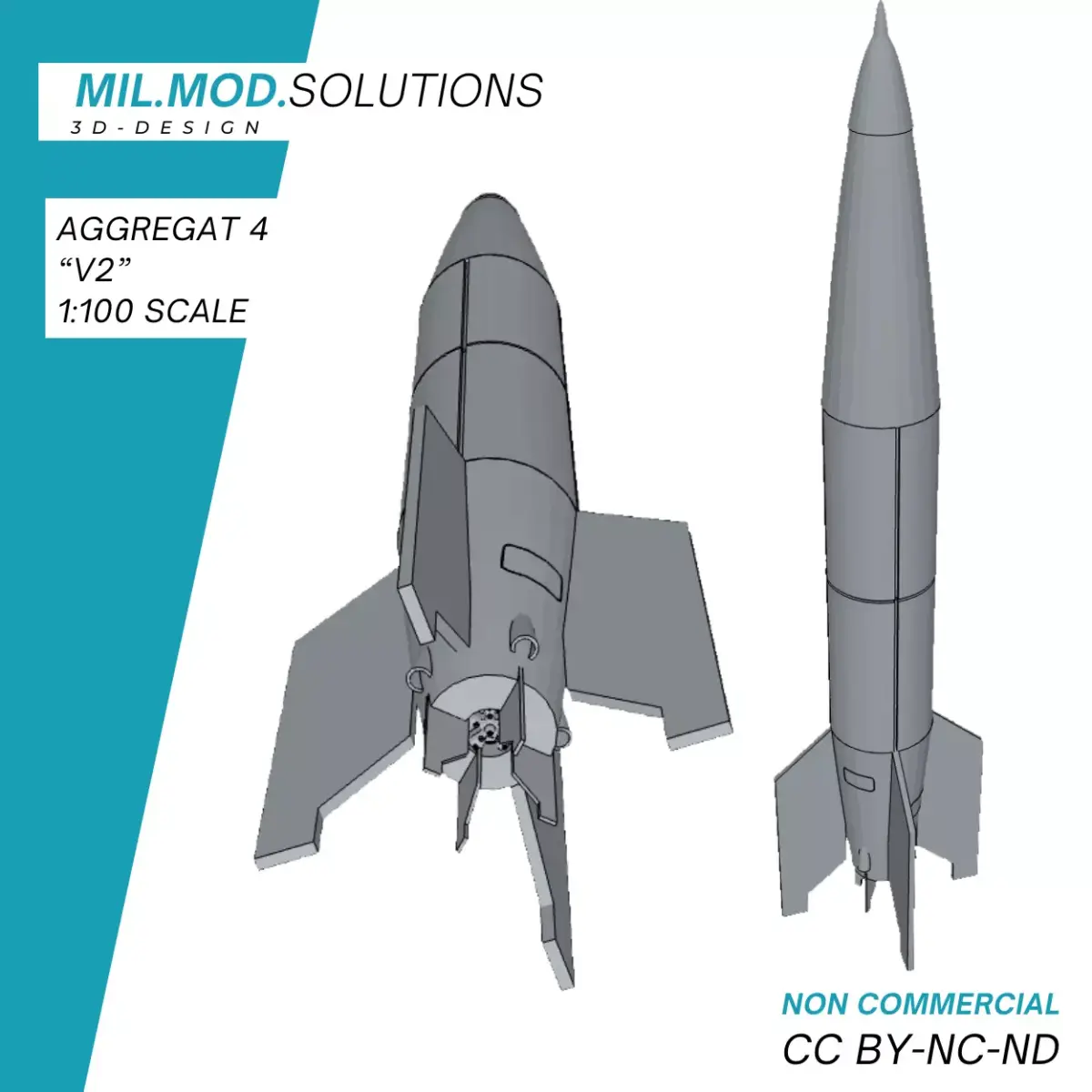 Fieseler FI 103 V1 Rakete Vergeltungswaffe 3D print model
