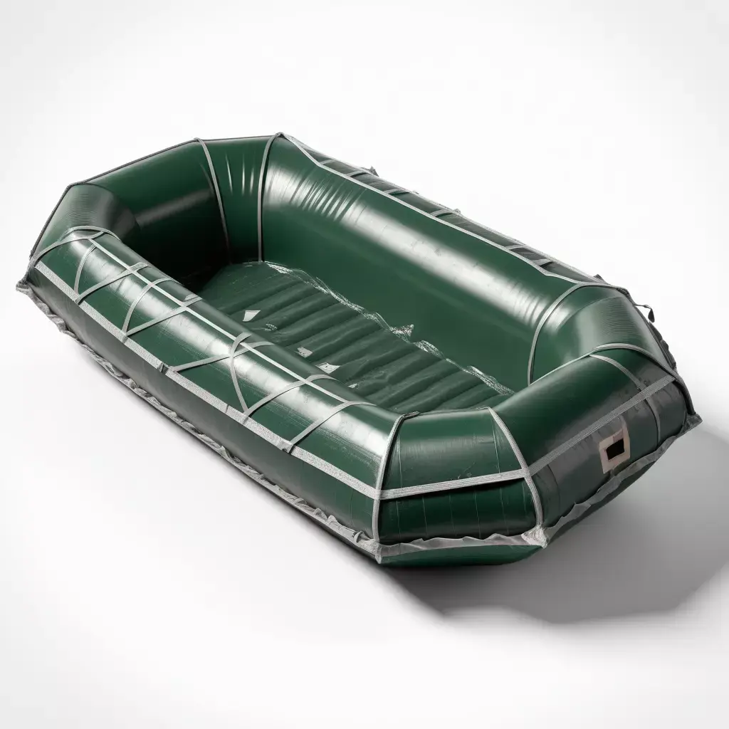 Military Grade Inflatable Raft 3D model