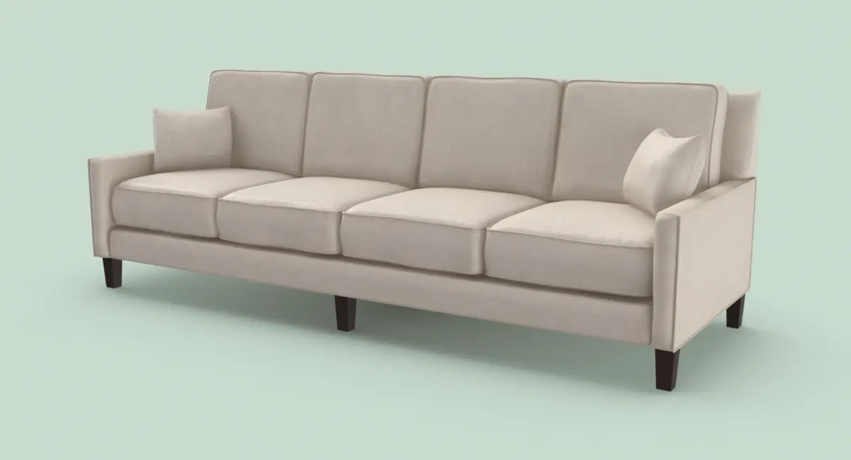Classical 4 Seater Sofa 3D model