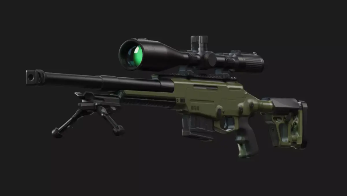 Modern Sniper Rifle 3D model purchase