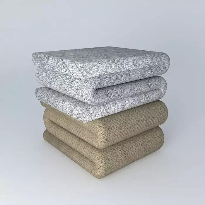 Linens Bent  Bed Sheet Free 3D model