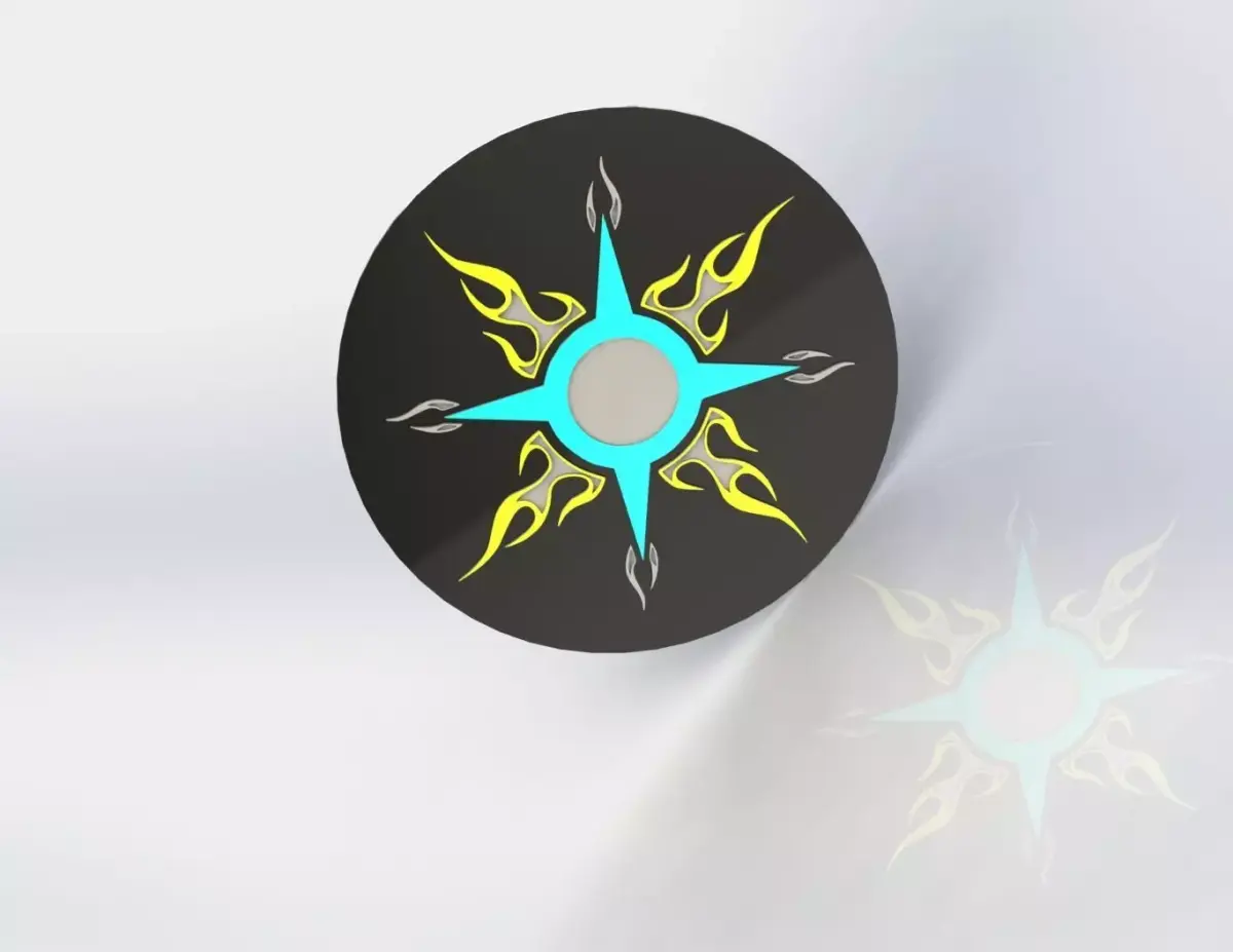 Flame Cricle 3D model