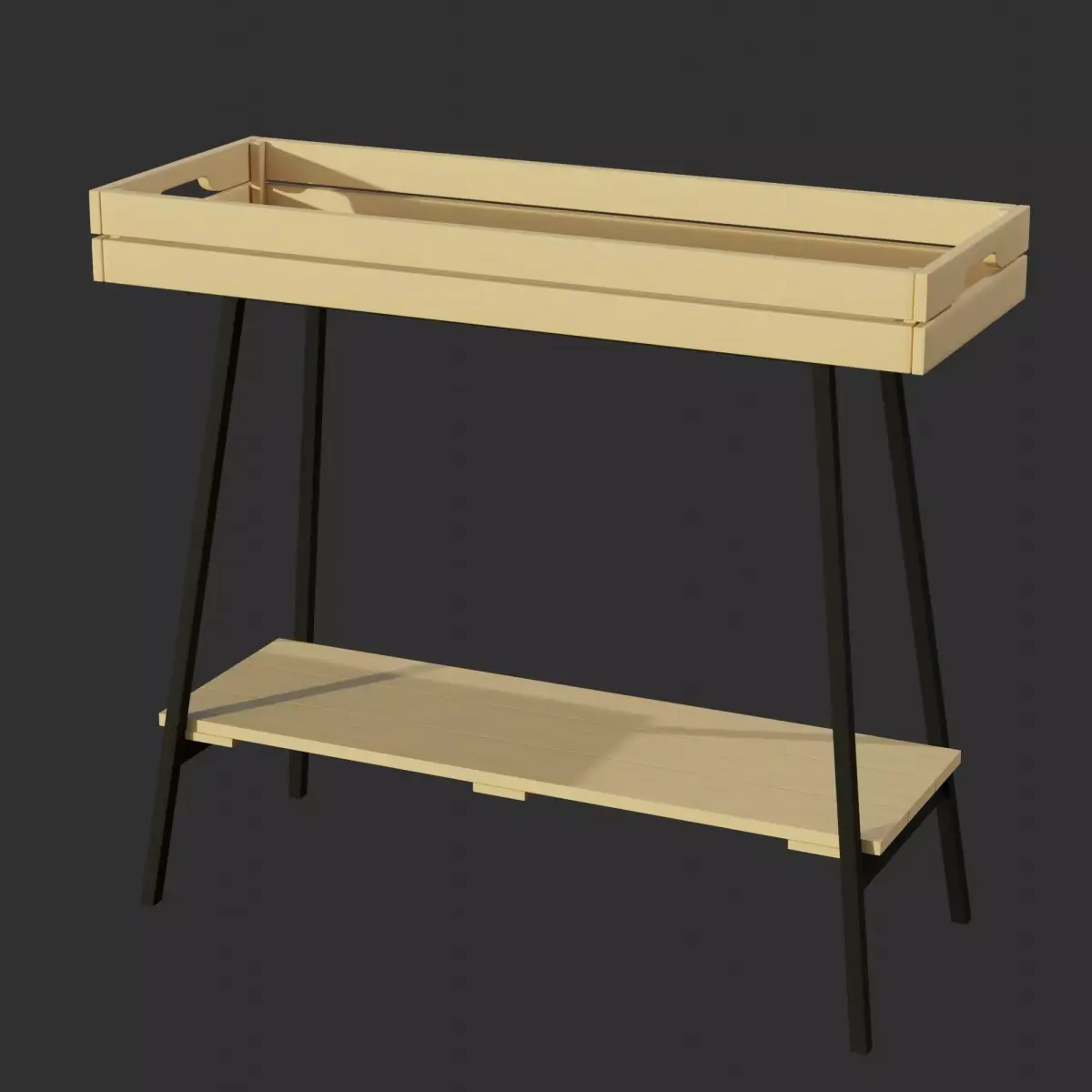 An IKEA Plant Stand Free low-poly 3D model