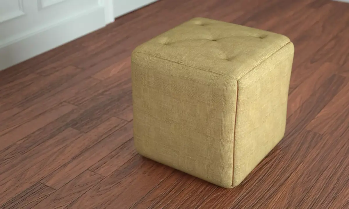 Simple Pouf Ottoman Free 3D model